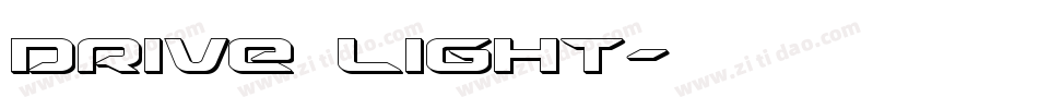 Drive Light字体转换